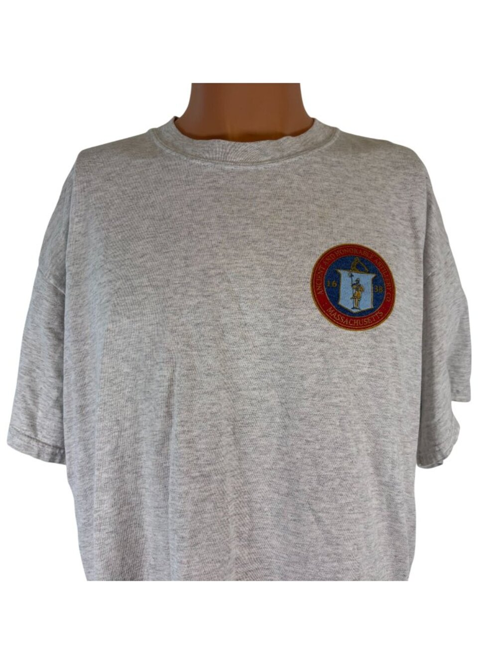 Vintage Ancient Honorable Artillery Co T Shirt Mens Size XL Massachusetts 90s